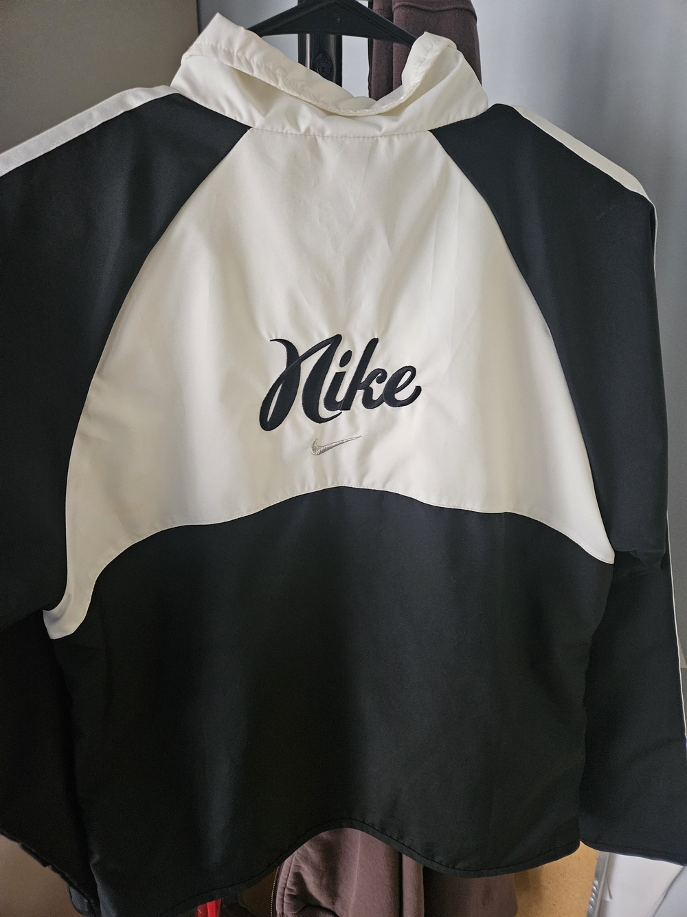 Nike Black & White Windbreaker Jacket